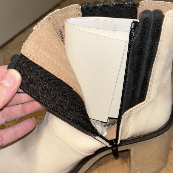 NWB Free People JAMES CHELSEA BOOT White - Picture 7 of 9